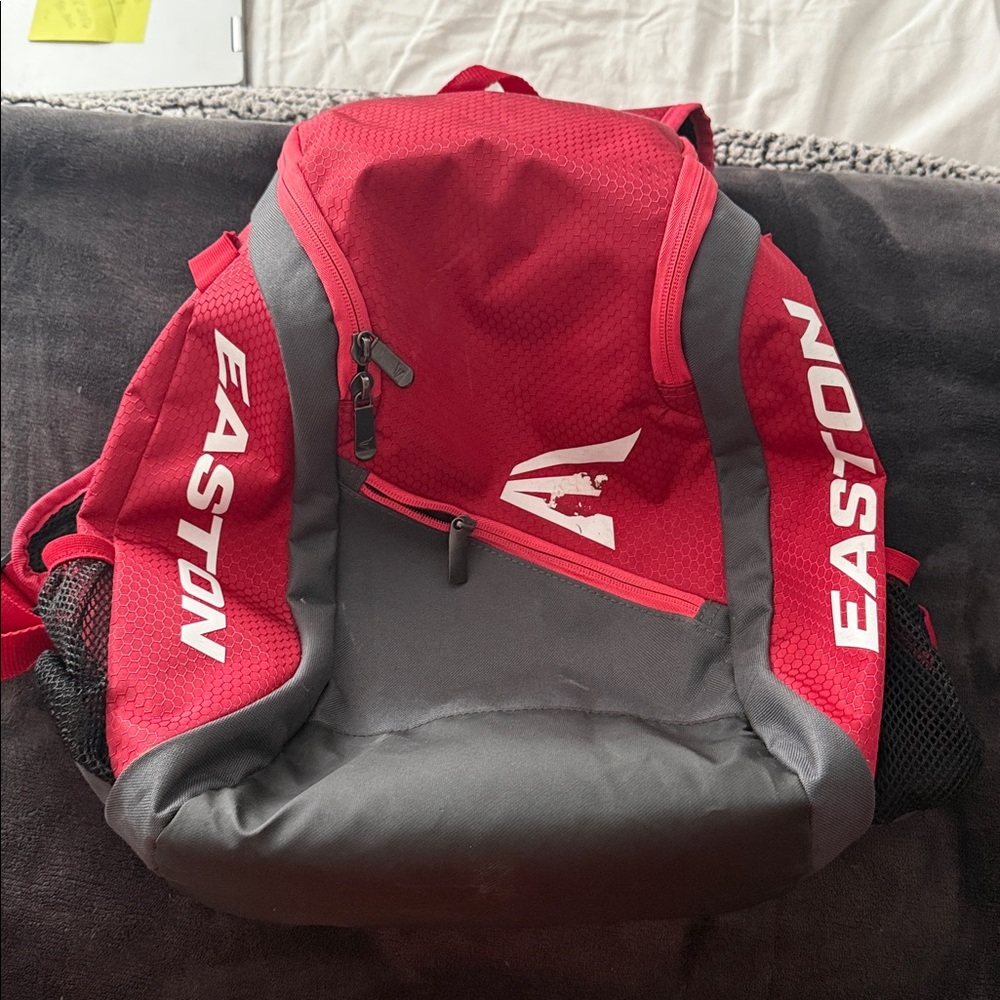 Easton Red and Black Sports Backpack